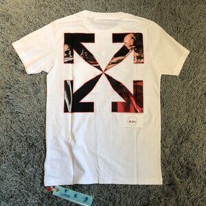 Off-White tee t-shirt XS bnwt white carravaggio mona